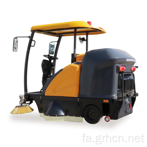 جارو برقی چرخ های صنعتی برای تمیز کردن زباله های کارخانه و مزرعه